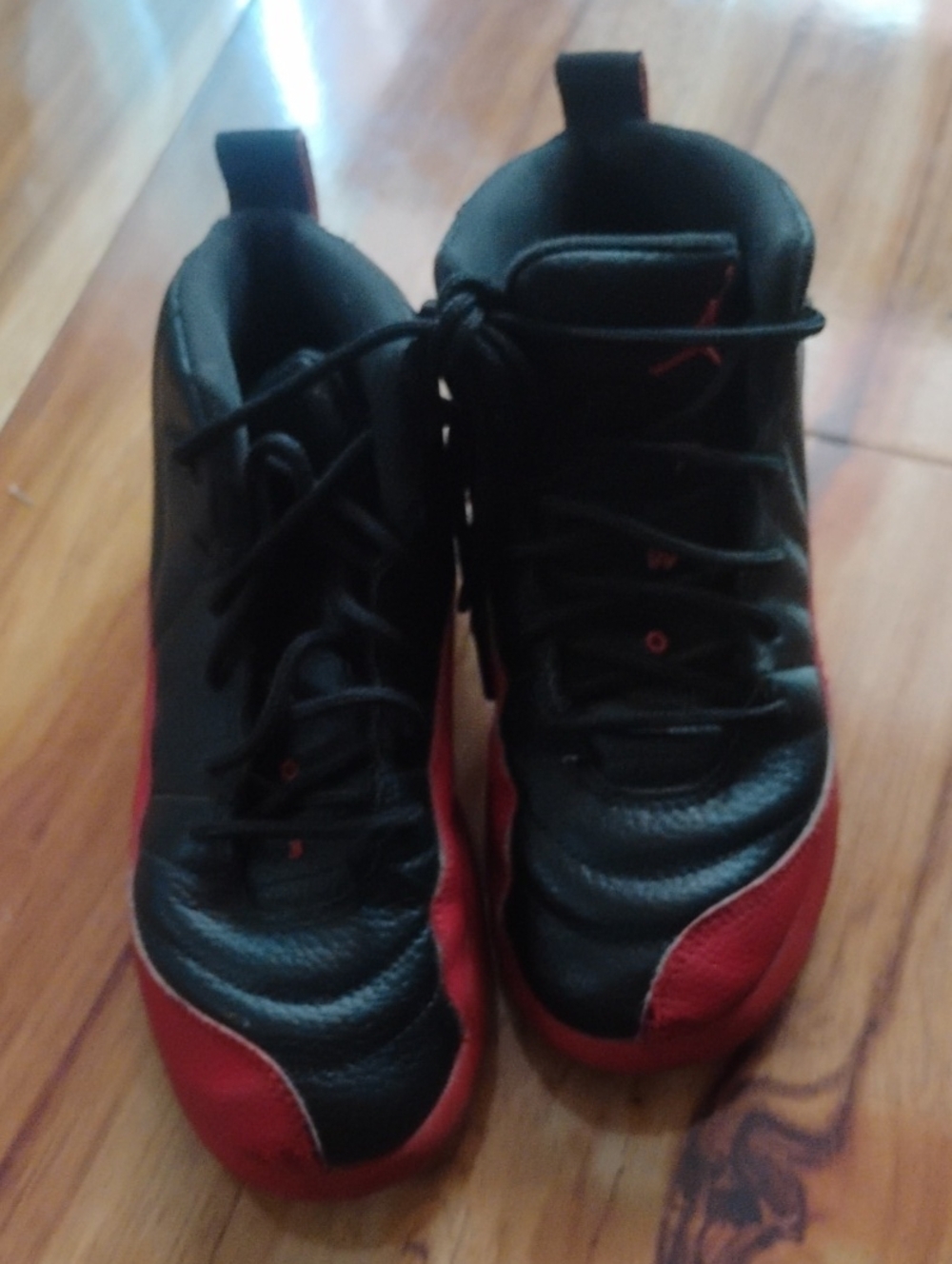 Jordan Kids Black and Red Basketball Sneakers